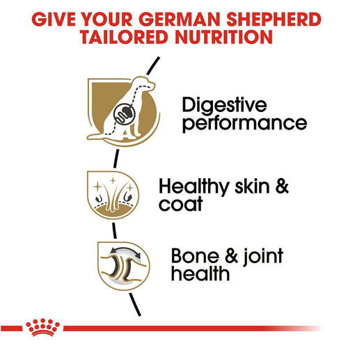 Royal Canin Breed Health Nutrition German Shepherd Adult Dry Dog Food