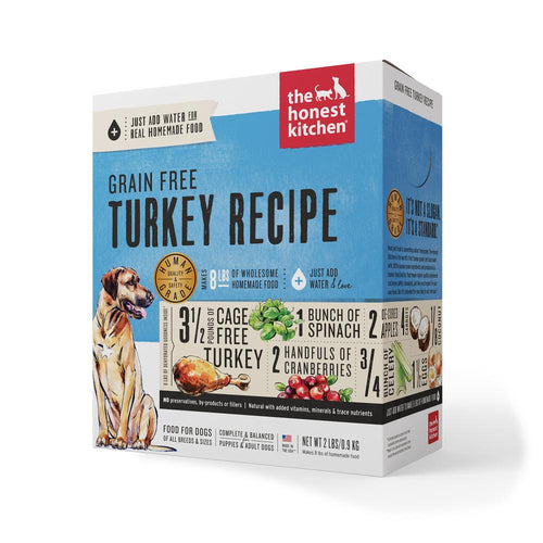 The Honest Kitchen Grain Free Turkey Recipe Dehydrated Dog Food