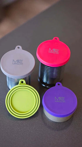 Messy Mutts Silicone Universal Cat Food and Dog Food Can Cover (2.5 to 3.3)