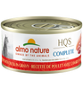 Almo Nature HQS Complete Chicken Recipe with Duck in gravy Wet Cat Food (2.47 oz)