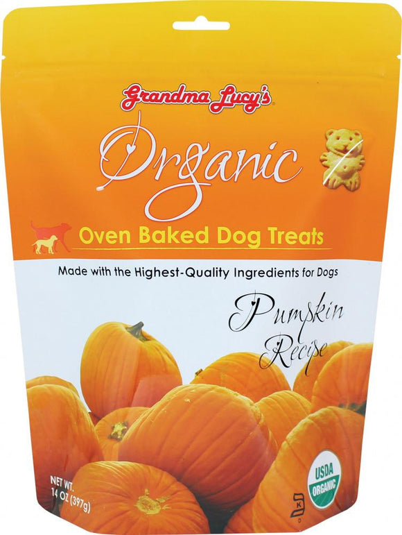 Grandma Lucy's Organic Oven Baked Pumpkin Flavor Dog Treats