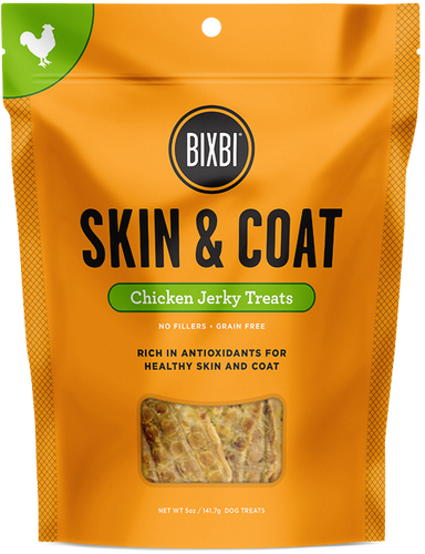 Bixbi Skin & Coat Chicken Breast Jerky Dog Treats