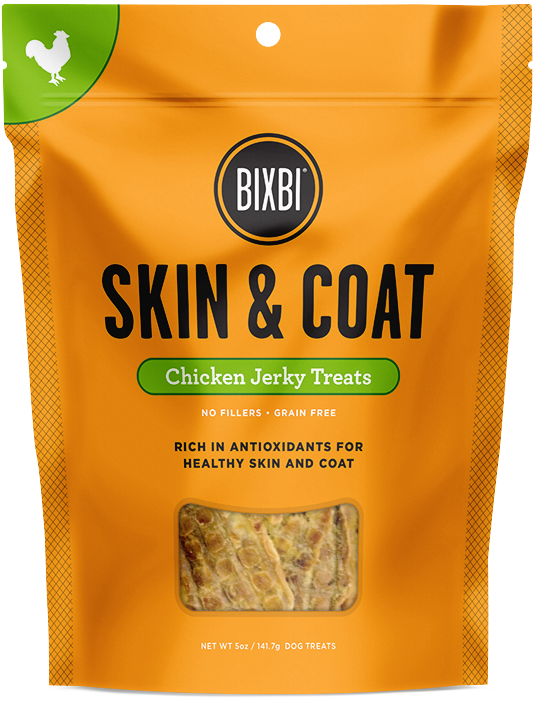 Bixbi Skin & Coat Chicken Breast Jerky Dog Treats