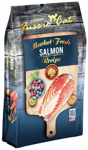 Fussie Cat Market Fresh Grain Free Salmon Recipe Dry Cat Food