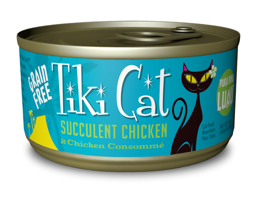 Tiki Cat Puka Puka Luau Grain Free Succulent Chicken in Chicken Consomme Canned Cat Food