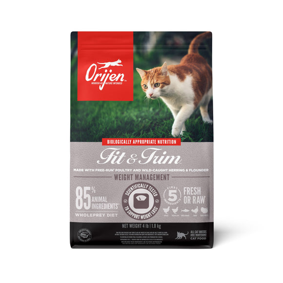 ORIJEN Fit & Trim™ Dry Cat Food (4-lb)