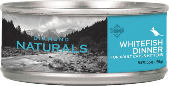 Diamond Naturals Whitefish Dinner Adult & Kitten Formula Canned Cat Food