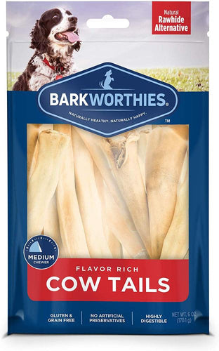 Barkworthies All Natural Cow Tail Dog Chews