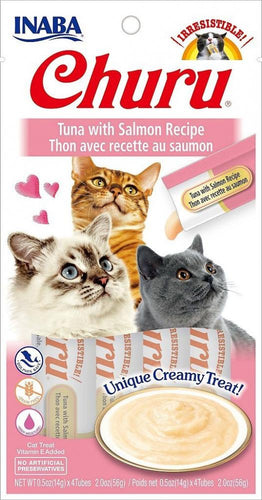 Inaba Churu Tuna with Salmon Puree Recipe Cat Treat