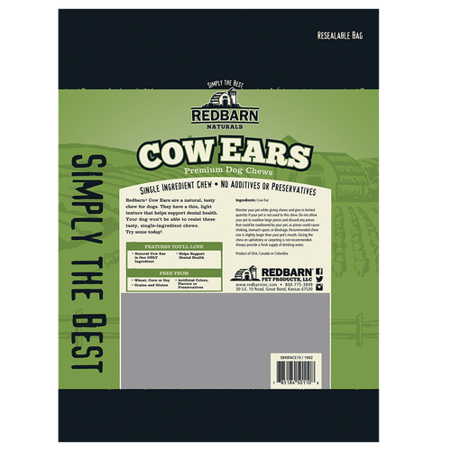 Redbarn Naturals Cow Ears Dog Treats (1-pack)