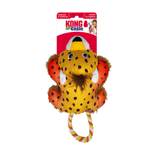 KONG Cozie Tuggz Cheetah’s Dog Toy