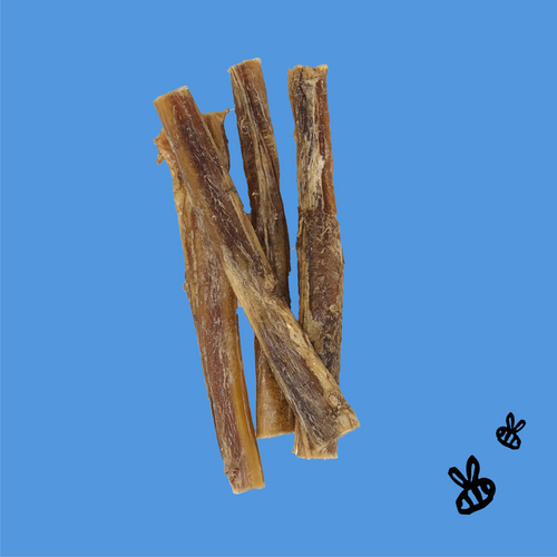 Honey I'm Home! 6 Bully Sticks Natural Honey Coated Buffalo Chews (Single)