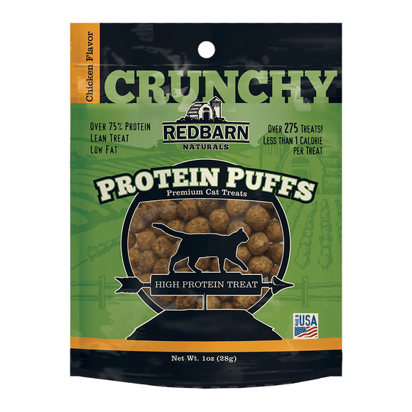 Redbarn Naturals Protein Puffs Chicken Flavor Cat Treats (1-oz)