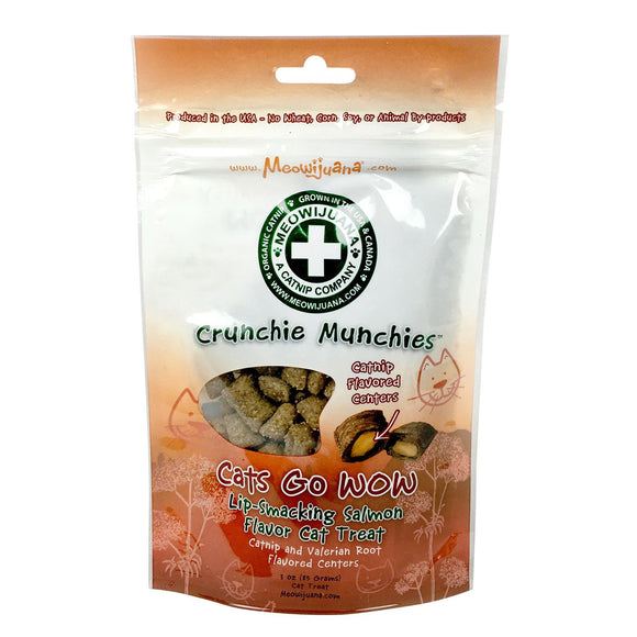 Meowijuana Crunchie Munchie Salmon Treats (3 oz)