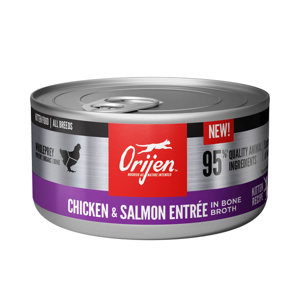 ORIJEN® Chicken & Salmon Entrée Wet Kitten Food (3 Oz Single)