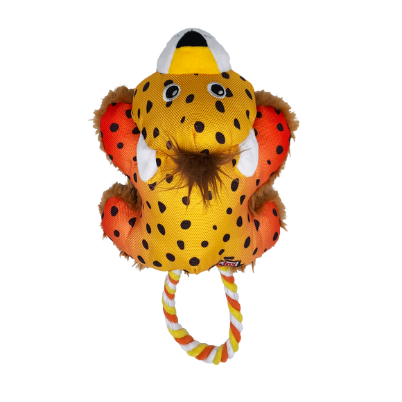 KONG Cozie Tuggz Cheetah’s Dog Toy (Small/Medium)