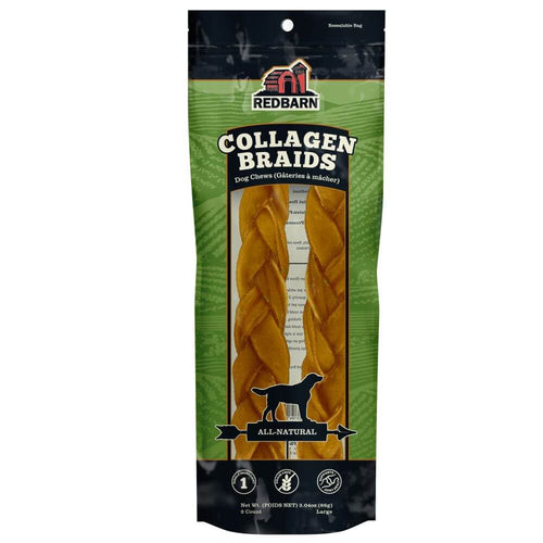 Redbarn Collagen Braid Dog Treats