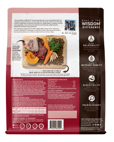 Earth Animal Wisdom™ Air-Dried From the Land Recipe Dry Dog Food