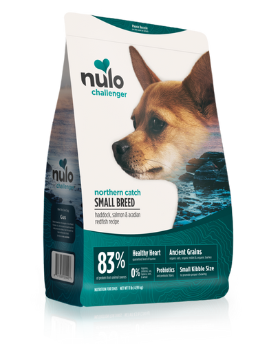 Nulo Challenger High-Meat Kibble Haddock, Salmon & Redfish for Small Breed Dogs (4.5-lb)