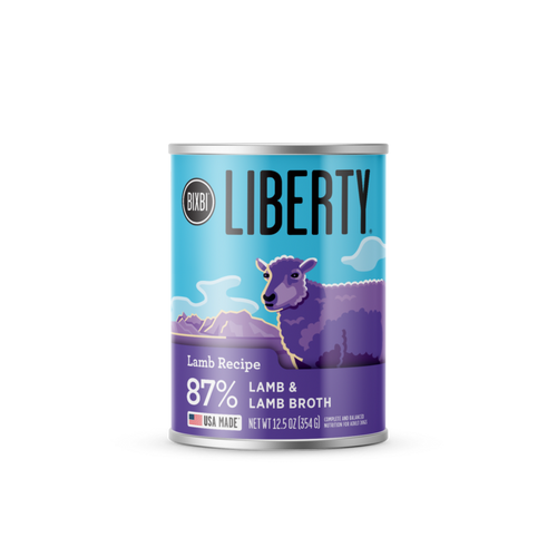 BIXBI Liberty® Wet Food for Dogs – Lamb Paté Recipe (12.5 oz)