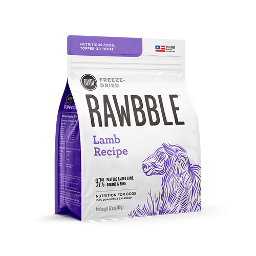 Bixbi Rawbble® Freeze-Dried Food for Dogs – Lamb Recipe