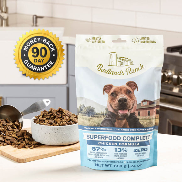 Badlands Ranch Superfood Complete Chicken Formula Dog Food (24 oz)