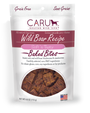 Caru Natural Wild Boar Recipe Bites for Dogs