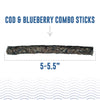 Icelandic+ Cod & Blueberry Combo Sticks For Dogs (2 oz)