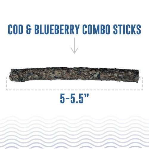 Icelandic+ Cod & Blueberry Combo Sticks For Dogs (2 oz)