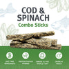 Icelandic+ Cod & Spinach Combo Sticks For Dogs (2 oz)