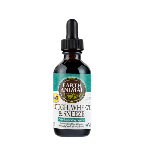 Earth Animal Cough, Wheeze & Sneeze Organic Herbal Remedy (Single)