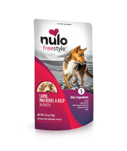 Nulo FreeStyle Lamb, Mackerel & Kelp in Broth Recipe for Dogs (2.8-oz)