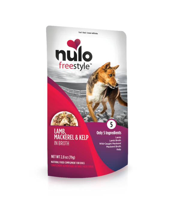 Nulo FreeStyle Lamb, Mackerel & Kelp in Broth Recipe for Dogs (2.8-oz)