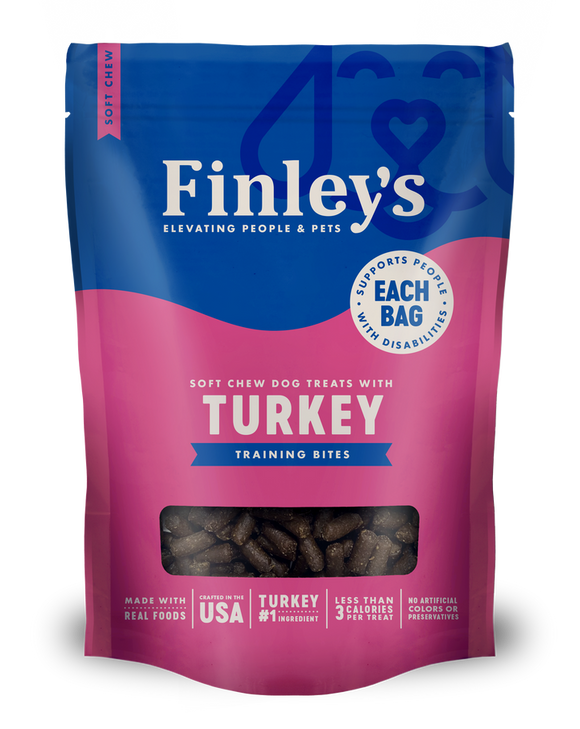 Finley's Turkey Recipe Soft Chew Training Bites (6 oz)