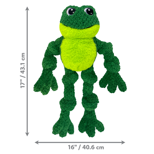 KONG Knots Frog Assorted Dog Toy (Large/X-Large, GREEN)