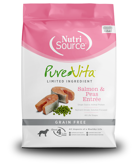 NutriSource® PureVita™ Salmon & Peas Entrée Dog Food