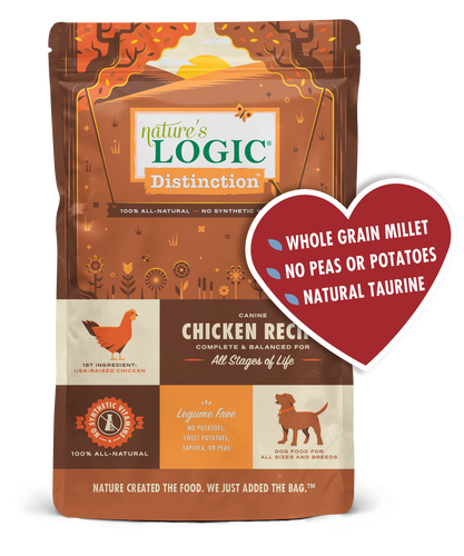 Nature's Logic Distinction Canine Chicken Recipe Dry Dog Food (24-lb)