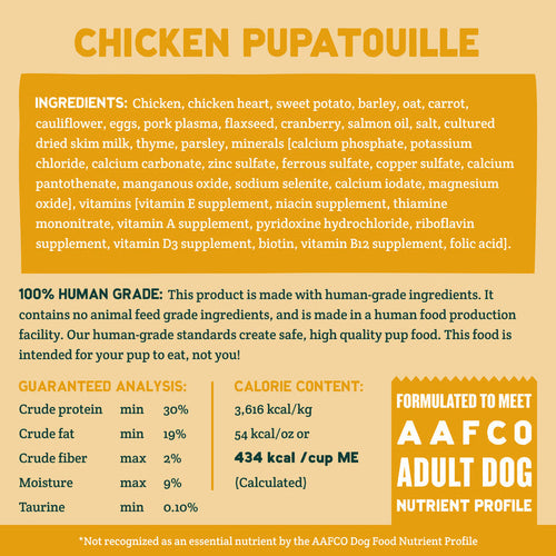 A Pup Above Chicka Pupatouille Whole Food Cubies (2 Lb)