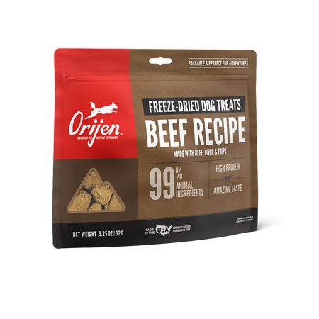 ORIJEN Beef Recipe Freeze Dried Dog Treats (3.25-oz)