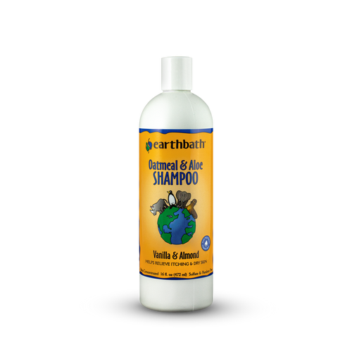 Earthbath Vanilla & Almond Oatmeal & Aloe Shampoo for Dogs and Cats (16 oz.)