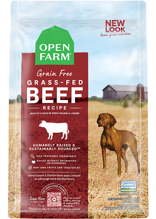 Open Farm Grass-Fed Beef Grain-Free Dry Dog Food (22 LB)