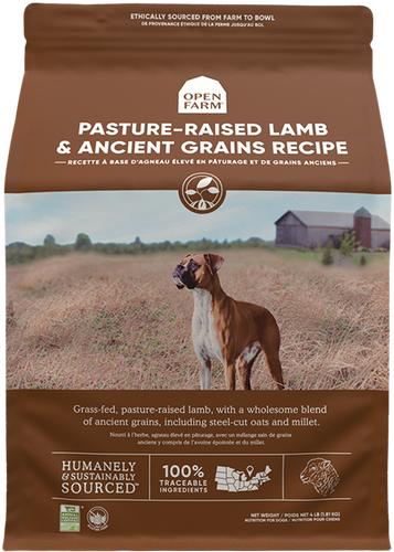 Open Farm Pasture-Raised Lamb & Ancient Grains Dry Dog Food (22-lbs)