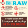 Primal Pet Foods Kibble in the Raw Fish & Pork Recipe for Dogs