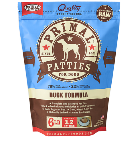 Primal Pet Foods Canine Raw Frozen Patties (.75 lb)