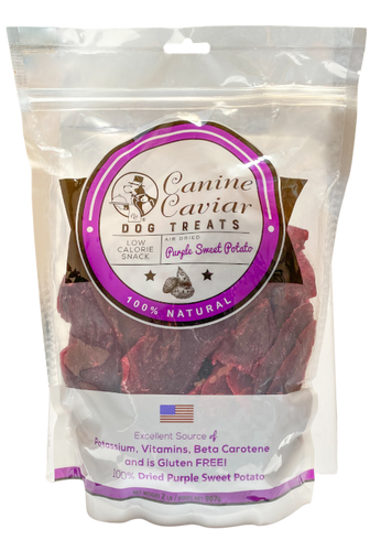 Canine Caviar Dried Purple Sweet Potato Dog Treats (12 oz)