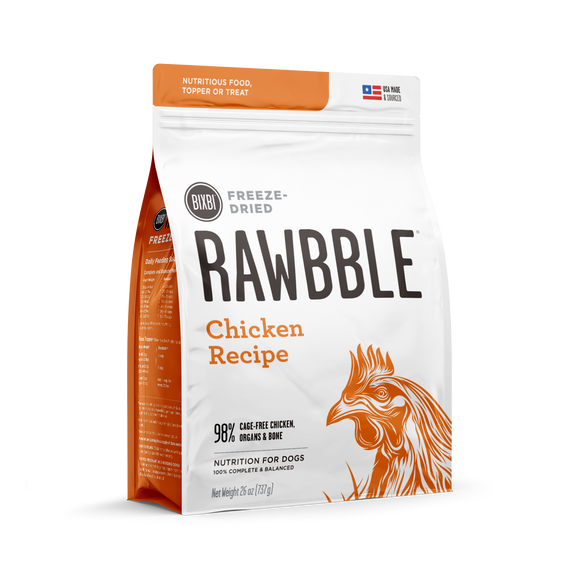 RAWBBLE® FREEZE DRIED DOG FOOD - CHICKEN RECIPE