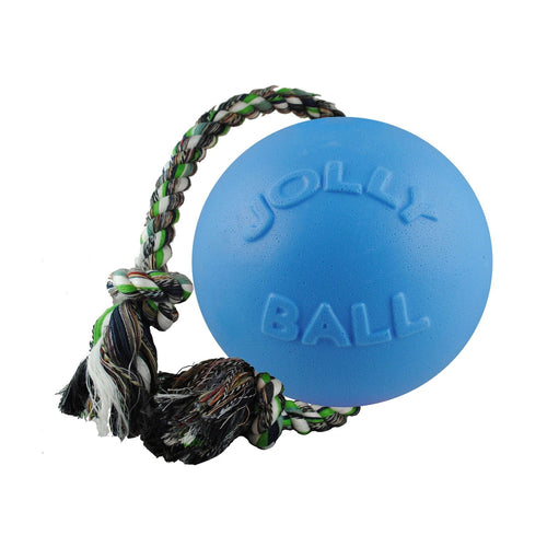 Jolly Pets Romp-N-Roll Toy (Blue - 6 inch)