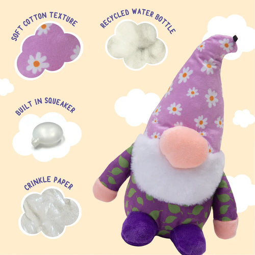 Snugarooz Daisy the Gnome Dog Toy (10)