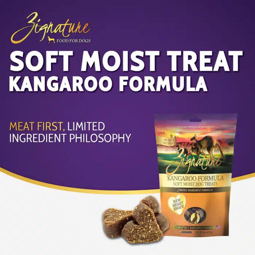 Zignature Kangaroo Formula Soft Moist Dog Treats (4-oz)