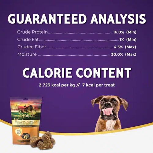 Zignature Kangaroo Formula Soft Moist Dog Treats (4-oz)